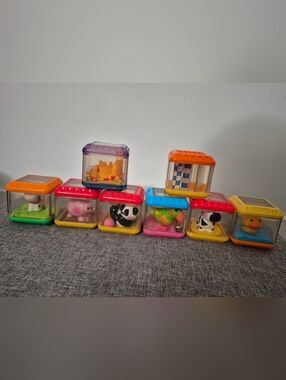*5 Items for $25 Baby Items* Fisher-Price Blocks Set Of 8 Animal Theme